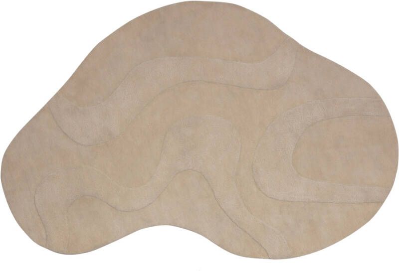 WOOOD Exclusive | Alya Vloerkleed Organisch Milk 170x240cm | Woonaccessoires | Vloerkleed - Foto 3