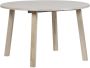 Woood Exclusive Lange Jan Uitschuifbare Eettafel 120 x 200 cm Whitewash Eiken - Thumbnail 2