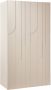 BePureHome Kledingkast Rain Grenenhout 200 x 110cm Geel - Thumbnail 2