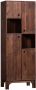 Woood opbergkast Staes Mango Hout Walnoot 210x75x45 cm - Thumbnail 2