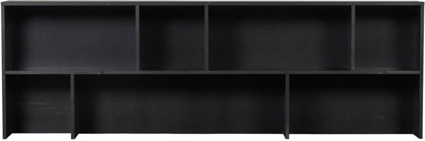 WOOOD Opzetkast New Gravure t.b.v. Dressoir New Gravure Grenen Zwart Exclusive - Foto 3