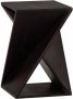 WOOOD Bijzettafel Ikem Acaciahout 41 x 41cm Donkerbruin Vierkant Exclusive - Thumbnail 2