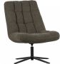 WOOOD Job Draaifauteuil Teddy Groen 101x70x85 - Thumbnail 2