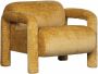 WOOOD Lenny Fauteuil Polyester Goud Geel 65x76x82 - Thumbnail 2