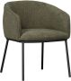 Woood Leon Eetkamerstoel Bouclé Forest Green 77x61x63 - Thumbnail 3