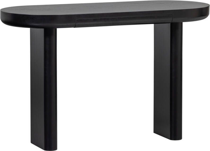 WOOOD Exclusive Bureau Sidetable Mael Met 1 lade Zwart