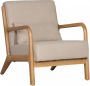 WOOOD Mark Fauteuil Stof Naturel 75x67x82 - Thumbnail 2