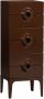 Woood ladekast 6 lades Merge Hout Bruin|Rood 120x44x45 cm - Thumbnail 3