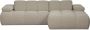 Woood Mojo Chaise Longue Bank Rechts Bouclé Beige Melange - Thumbnail 2