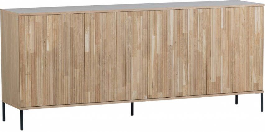 WOOOD Exclusive | Gravure New Dressoir 200cm Eiken Blanke Lak | Woonkamer meubels | Dressoir - Foto 4