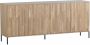 WOOOD Dressoir New Gravure Commode met grafische reliëfdeuren H 85 cm x B 200 cm - Thumbnail 4