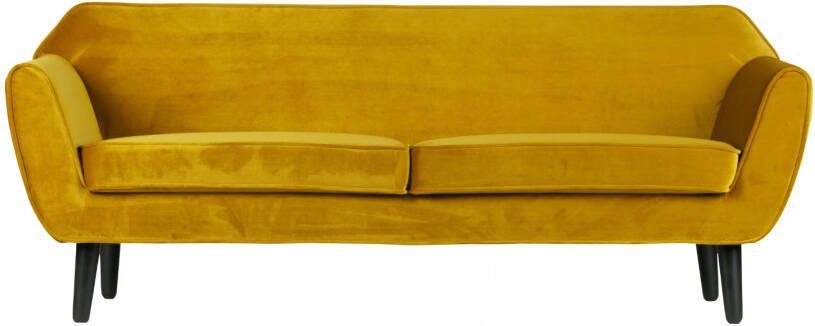 WOOOD | Rocco Sofa 187 Cm Fluweel Oker | Zitmeubels woonkamer | 2-zitsbank - Foto 6