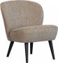 WOOOD Fauteuil Sara zacht gepolsterd 4-poots onderstel h 71 cm x b 59 cm - Thumbnail 3