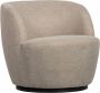 WOOOD Serra Draaifauteuil Polyester Zand 75x70x69 - Thumbnail 2