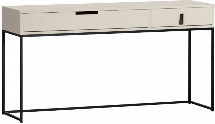 WOOOD | Silas Sidetable Geborsteld Grenen Dust | Woonkamertafels | Wandtafel - Foto 9