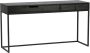 WOOOD Bureau Silas twee lades hout gedeeltelijk massief h 75 cm x b 140 cm - Thumbnail 2
