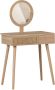WOOOD Make-uptafel SOOF inclusief spiegel h 125 cm x b 70 cm - Thumbnail 3