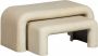 WOOOD Exclusive Salontafel Stani Set van 2 stuks Betonlook 92 x 42cm Naturel - Thumbnail 2