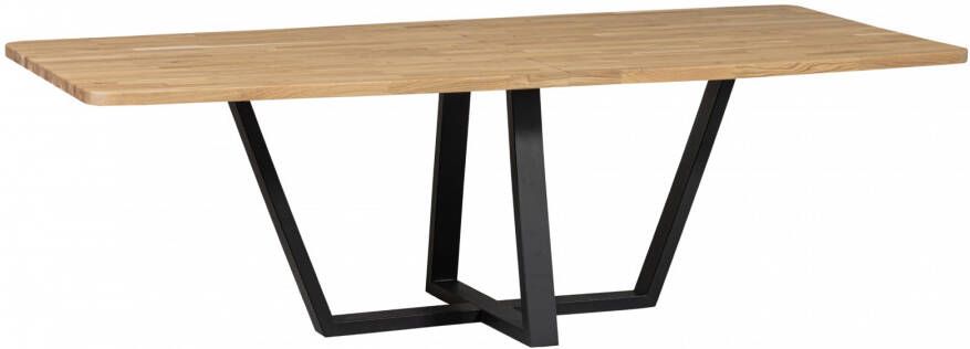 WOOOD Eettafel Tablo Hout gedeeltelijk massief rechthoekige vorm H 77 cm x B 240 x D 100 cm - Foto 8