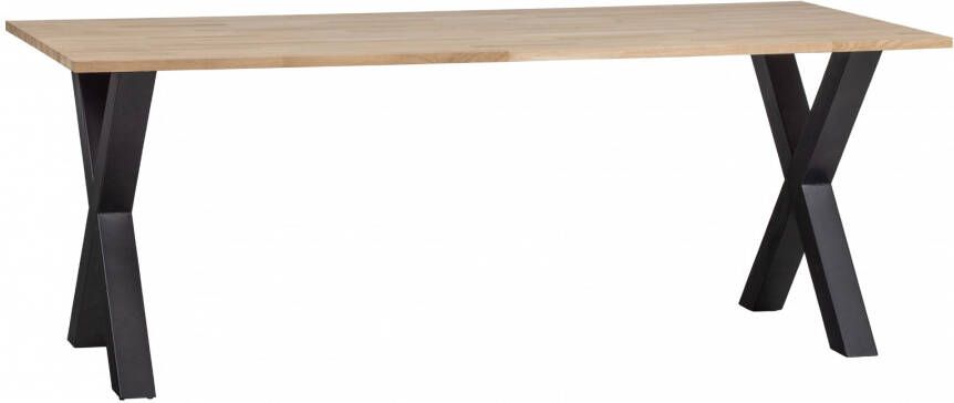 WOOOD | Combi-Eettafel: eiken 220x90&alkmaar poot | Eettafels | Eettafel - Foto 4