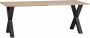 WOOOD Tablo Tafel Incl. Alkmaar Poot Eiken Metaal 75x200x90 - Thumbnail 2