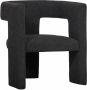 WOOOD Exclusive Fauteuil Tiwa Bouclé Donkergrijs - Thumbnail 2