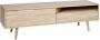 WOOOD Tygo Tv Meubel Met Retro Poten Eiken Onbehandeld 47x150x44 - Thumbnail 2