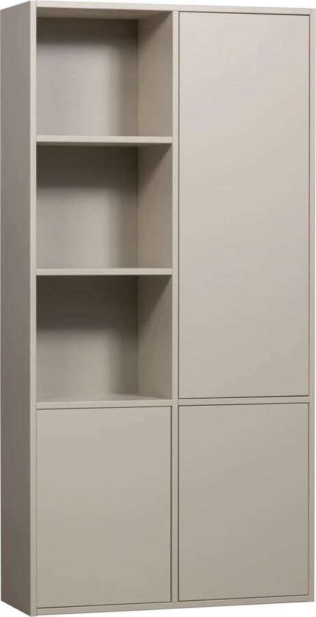 WOOOD | Meggy opbergkast rechts 108cm grenen dust | Woonkamer meubels | Bergkast | Kast - Foto 2