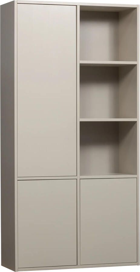 WOOOD | Meggy opbergkast links 108cm grenen dust | Woonkamer meubels | Bergkast | Kast - Foto 5